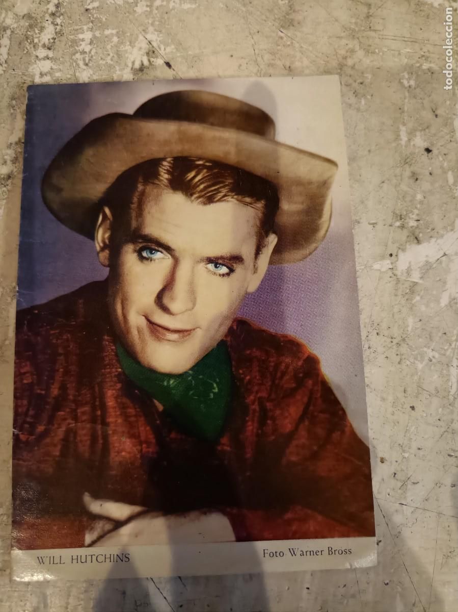 Postales: TARJETA CROMO WILL HUTCHINS POSTAL ORIGINAL
