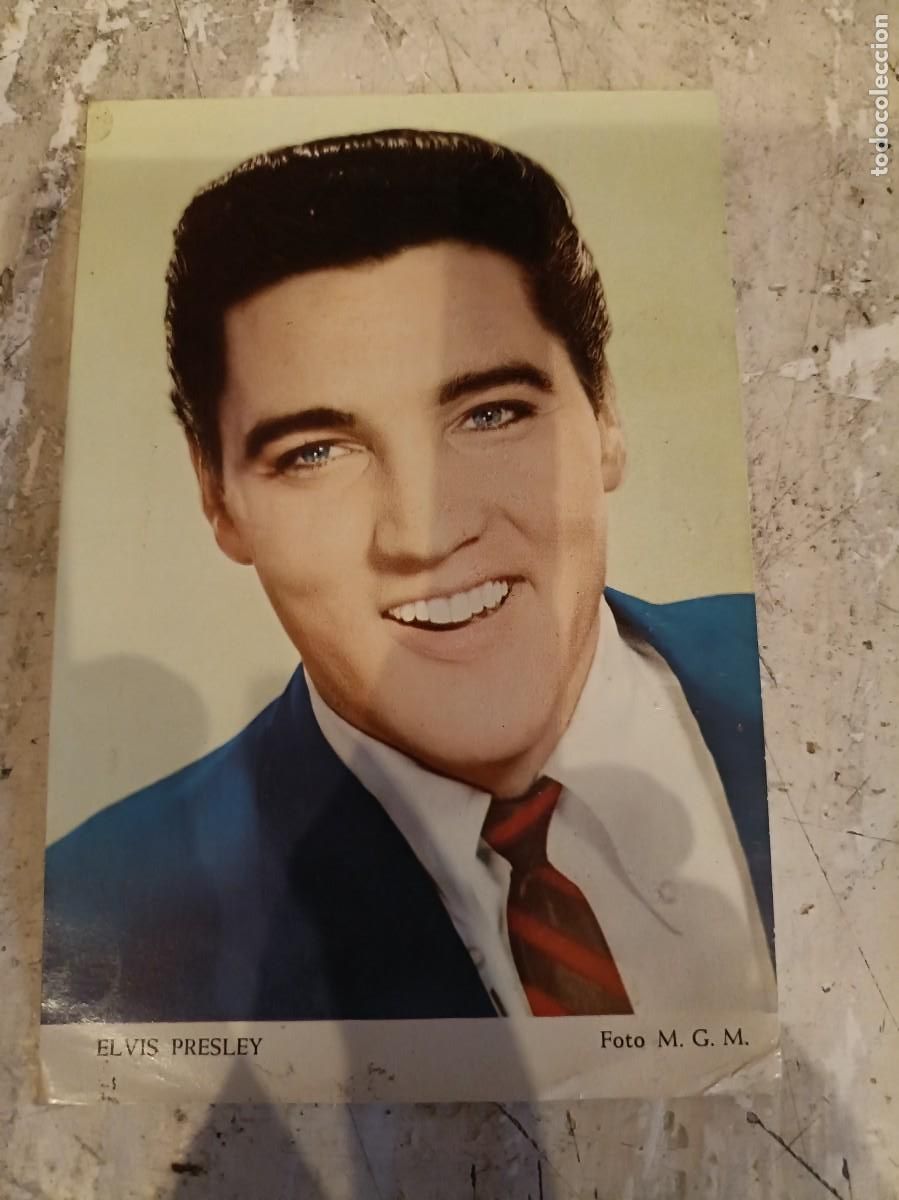 Postales: TARJETA CROMO ELVIS PRESLEY POSTAL ORIGINAL