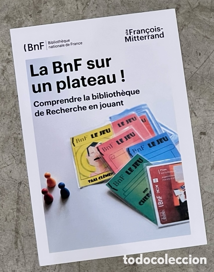 Postales: Postal. La BnF sur un Plateau! Bibliotheque Nationale de France. Fran&ccedil;ois Mitterrand. 2000&rsquo;.