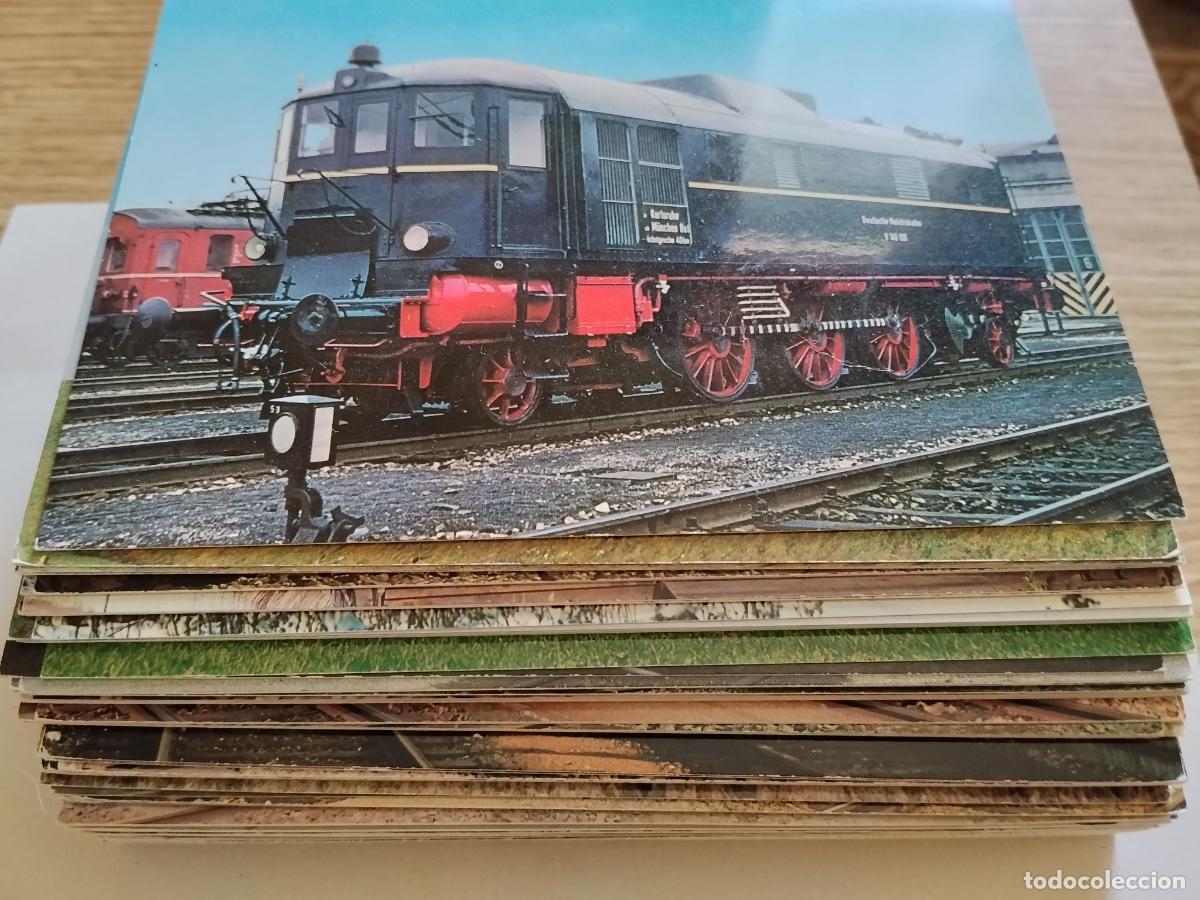 Postales: 100 POSTALES TRENES DISTINTAS