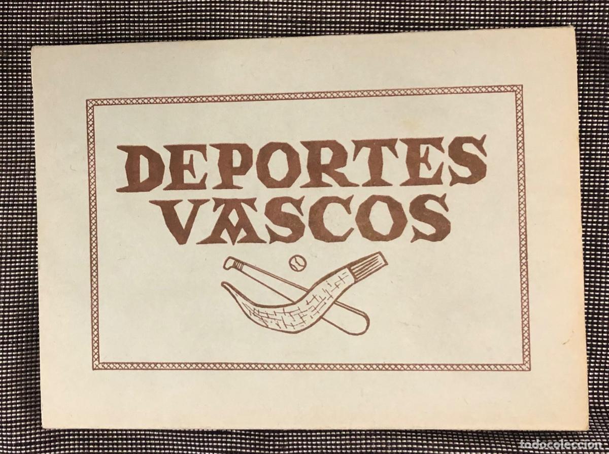 Postales: BLOC POSTAL DEPORTES VASCOS. EDICIONES ARTURO DELGADO. SAN SEBASTIAN. A&Ntilde;O 1966