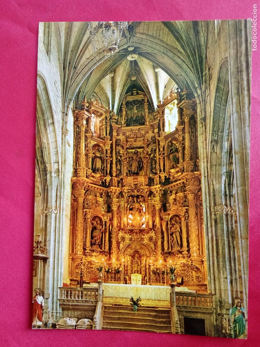Postales: Postal Santa Mar&iacute;a del Campo (Burgos) Altar Mayor Siglo XVIII P.1274