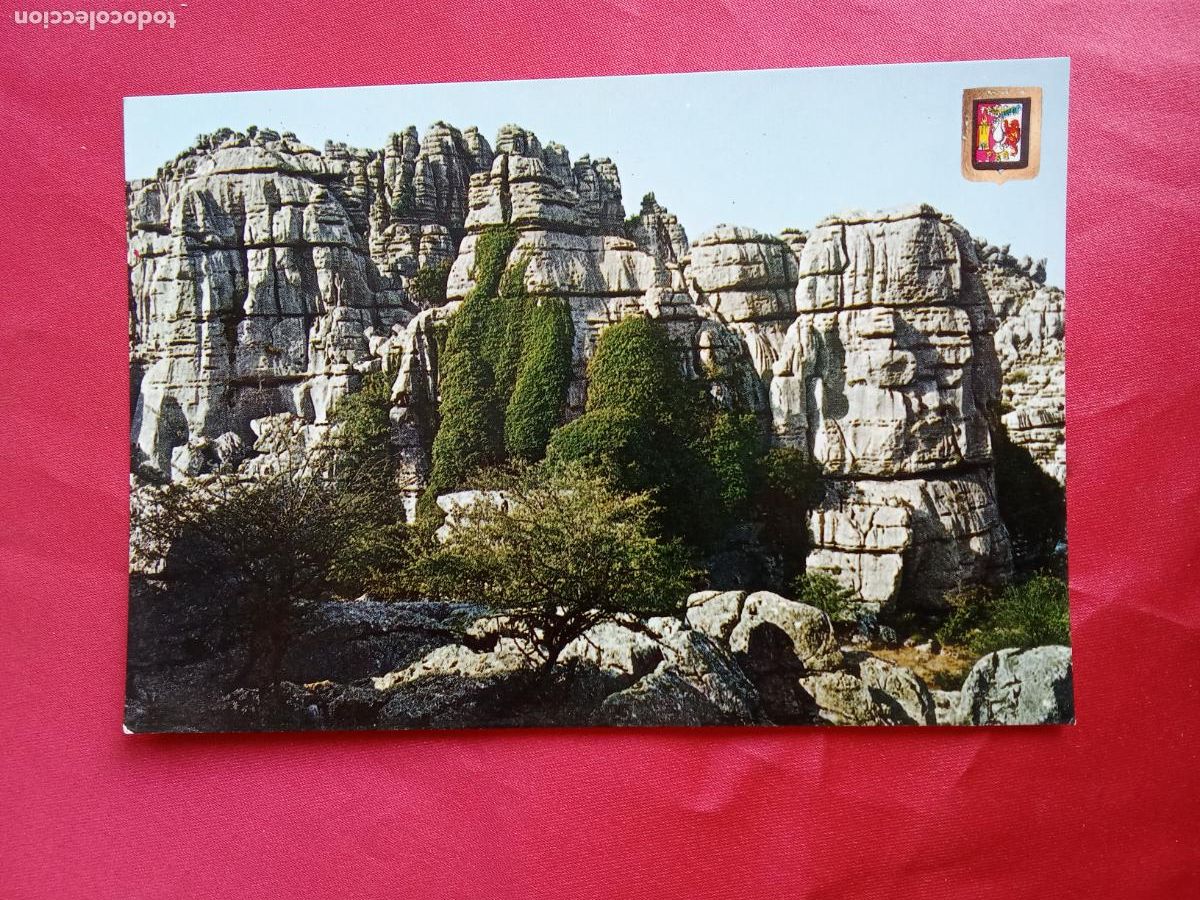 Postales: Postal N&ordm;9 Antequera (M&aacute;laga) &rdquo;El Torcal. Callej&oacute;n de la Loza&rdquo; P.1293