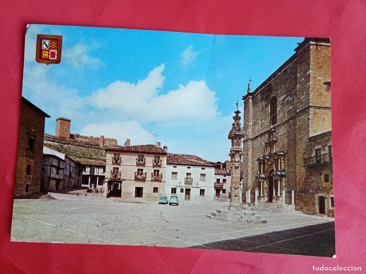 Postales: Postal N&ordm;2 Pe&ntilde;aranda de Duero (Burgos) Plaza de los Condes de Miranda y Rollo P.1321
