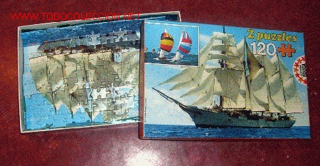 Puzzles: 2 PUZZLES DE 120 PIEZAS DE EDUCA. CAJA EN . - Foto 1