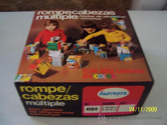 Puzzles: ROMPECABEZAS M&Uacute;LTIPLE- PAPIROTS-CON DADOS DE DIFERENTES TAMA&Ntilde;OS-SIN USAR - Foto 1