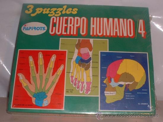 Puzzles: 3 PUZZLES EL CUERPO HUMANO 4, DE PAIROTS, EN CAJA. CC - Foto 1