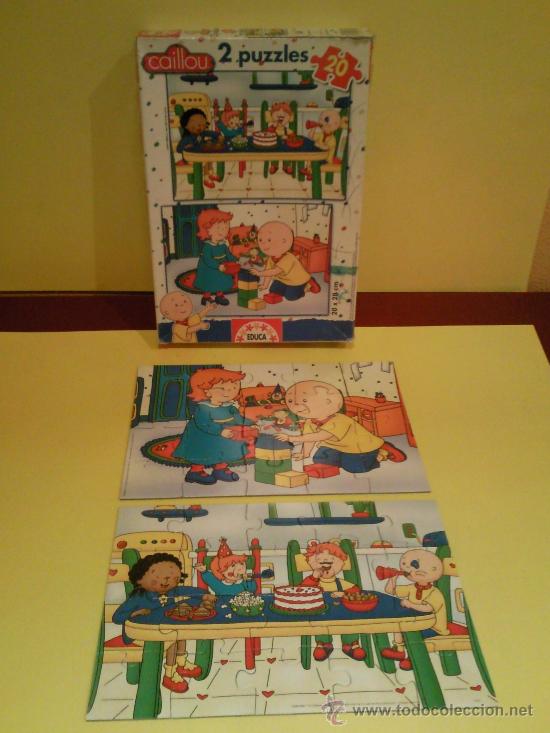 Puzzles: educa 2 puzzles de caillou - Foto 4