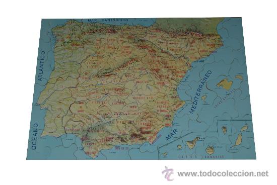 Puzzles: Puzzle Geogr&aacute;fico. Espa&ntilde;a. Comarcas. D. C.P. Completo. - Foto 4