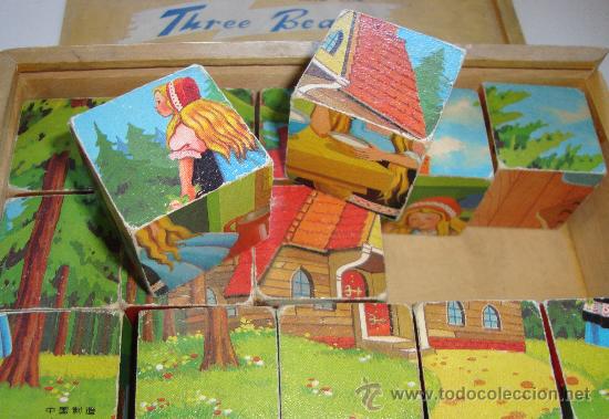 Puzzles: (H) BONITO PUZZLE PUZLE DE CUBOS DE MADERA - Foto 3