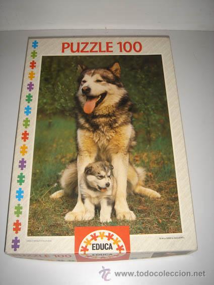 Puzzles: Puzle de 100 piezas 2 perros de la casa EDUCA. - Foto 1