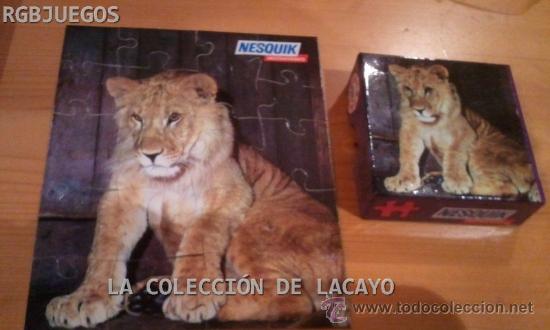 Puzzles: PUZZLE LEON OBSEQUIO NESQUIK, DE EDUCA A&Ntilde;OS 70 NUEVO - Foto 1