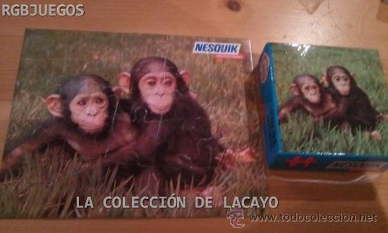 Puzzles: PUZZLE CHIMPANC&Eacute; OBSEQUIO NESQUIK, DE EDUCA A&Ntilde;OS 70 NUEVO - Foto 1