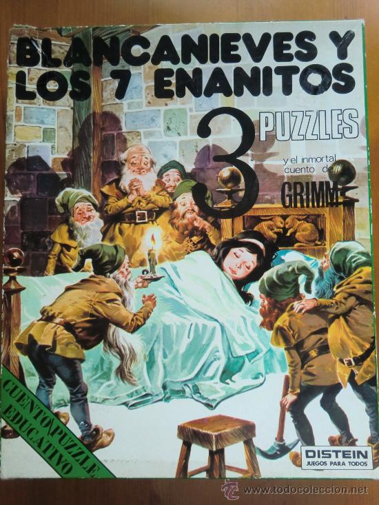 Puzzles: Cuento puzzle BLANCANIEVES Y LOS 7 ENANITOS (1973) de Distein - Foto 1