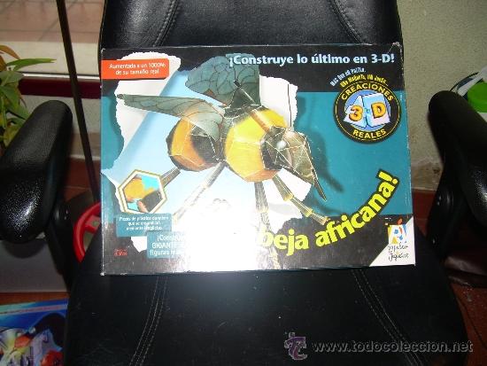 Puzzles: La abeja africana, para construir en 3 dimensiones - Foto 1