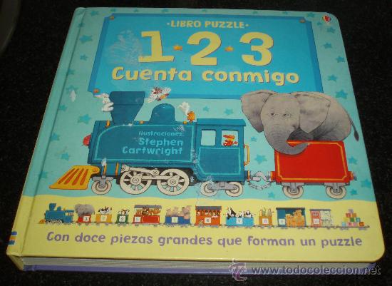 Puzzles: libro puzzle 1-2-3 cuenta conmigo - Foto 1