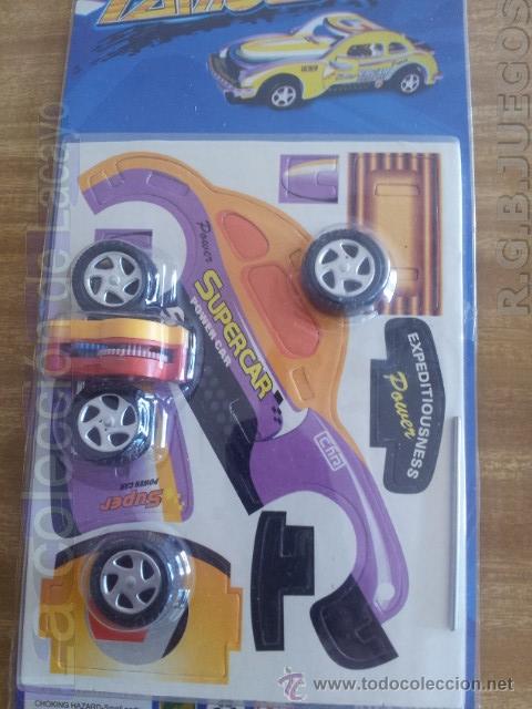 Puzzles: COCHE PUZZLE CON RUEDAS Y MOTOR DE FRICCION - Foto 2