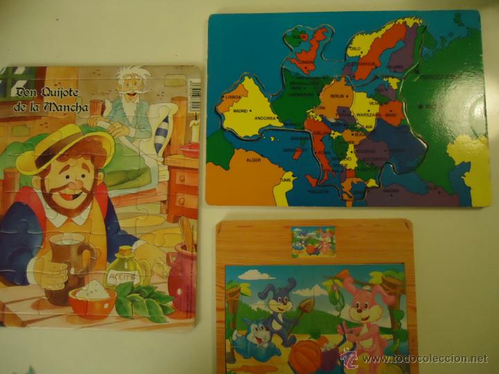 Puzzles: Lote de 3 puzzles infantiles . - Foto 1