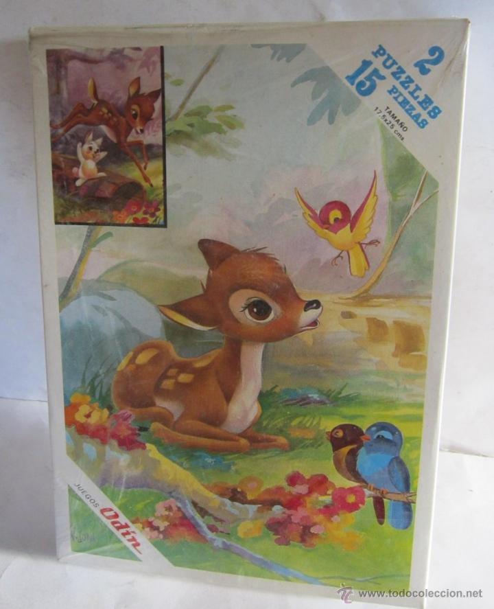 Puzzles: 2 PUZZLES DE 15 PIEZAS, CERVATILLOS, DE ODIN, EN CAJA.  ( CO83 ) CC - Foto 1