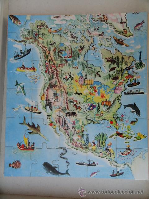 Puzzles: PUZZLE LOS CINCO CONTINENTES. JUEGOS EDUCA. - Foto 3