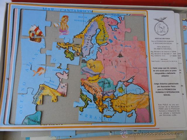 Puzzles: PUZZLE LOS CINCO CONTINENTES. JUEGOS EDUCA. - Foto 4