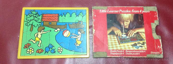 Puzzles: Antiguo puzzles - semper - infantil - madera - doble cara - car33 - Foto 1