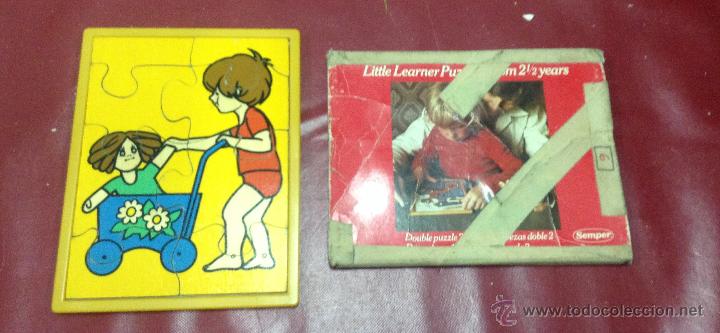 Puzzles: Antiguo puzzles - semper - infantil - madera - doble cara - car33 - Foto 1