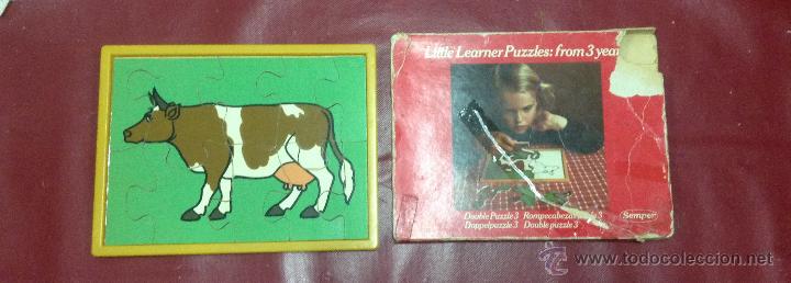 Puzzles: Antiguo puzzles - semper - infantil - madera - doble cara - car33 - Foto 1