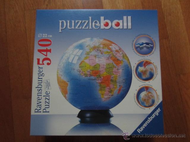 Puzzles: Puzzleball 540 piezas: globo terr&aacute;queo - Foto 2