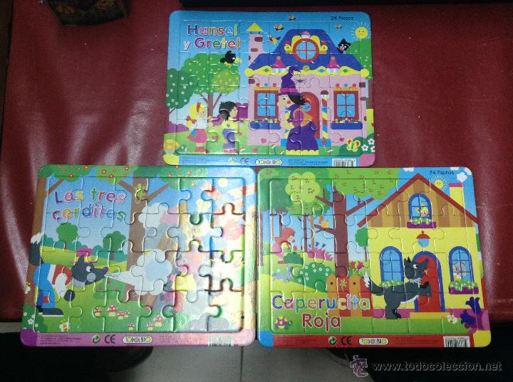 Puzzles: Lote 3 puzles infantiles - car44 - Foto 1