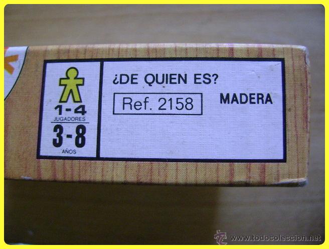 Puzzles: Puzle puzzle rompecabezas &iquest;De qui&eacute;n es? de Educa, en madera, ref 2158 - Foto 2