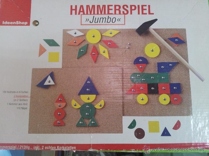 Puzzles: JUEGO DE MADERAS Y CHINCHETAS HAMMERSPIEL - Foto 1