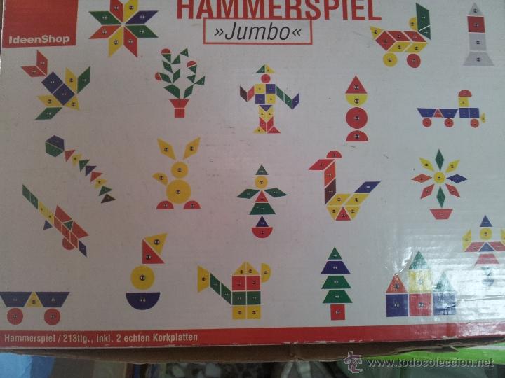 Puzzles: JUEGO DE MADERAS Y CHINCHETAS HAMMERSPIEL - Foto 2