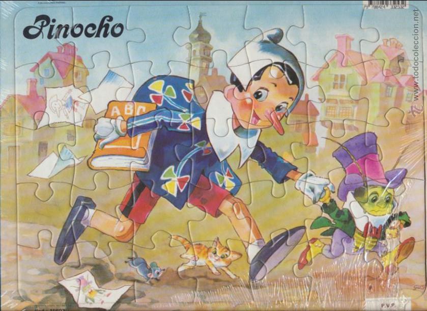 Puzzles: Puzzles Fher.  Pinocho.  (31x24) - Foto 1