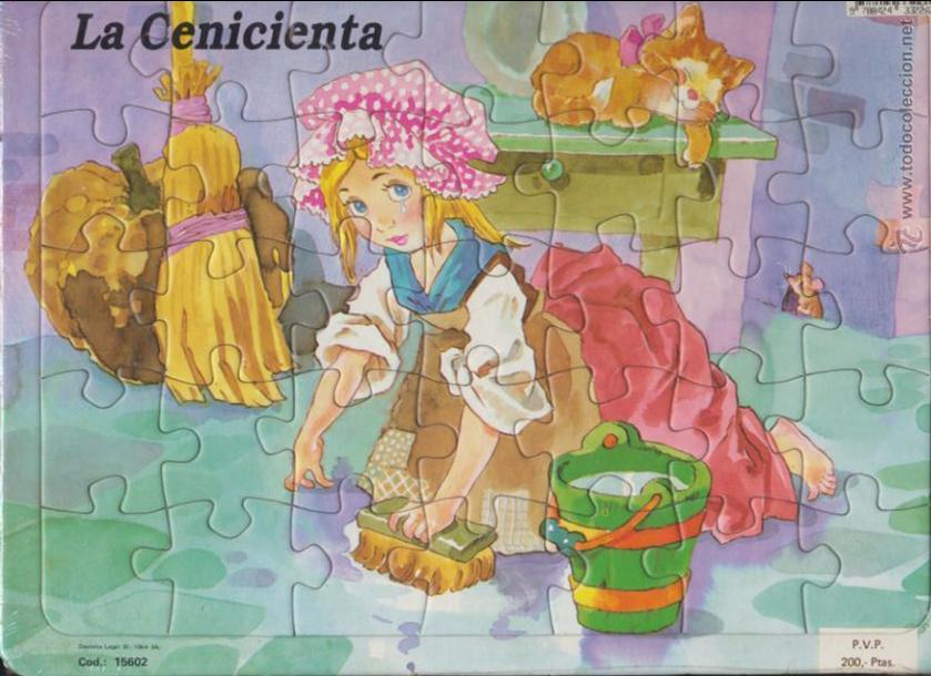 Puzzles: Puzzles Fher.  La Cenicienta.  (31x24) - Foto 1