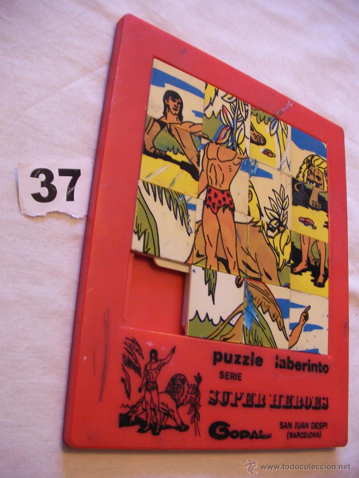 Puzzles: PUZZLE LABERINTO SUPER HEROES - TARZAN - GOPAL - Foto 1