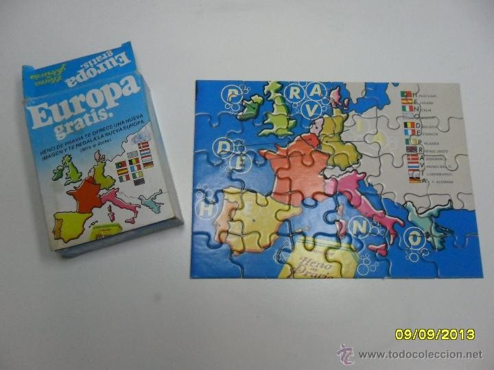 Puzzles: MINI PUZZLE EUROPA gratis, HENO DE PRAVIA - Foto 1