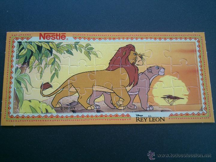 Puzzles: REY LEON PUZLE NESTLE.17X7CM. - Foto 1