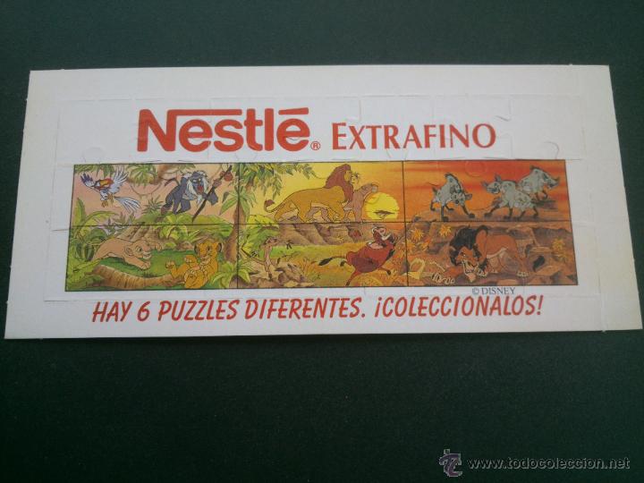 Puzzles: REY LEON PUZLE NESTLE.17X7CM. - Foto 2