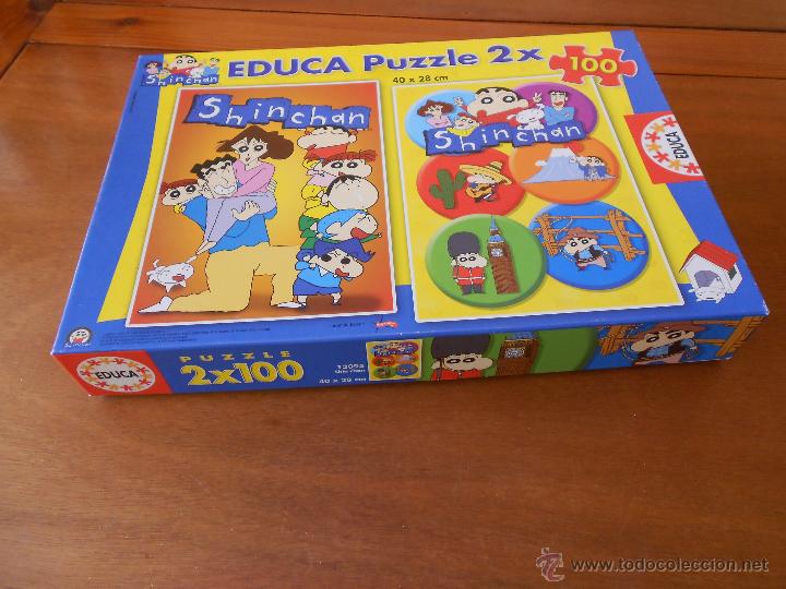 Puzzles: PUZZLE EDUCA 100 PIEZAS x 2 SHINCHAN - Foto 4