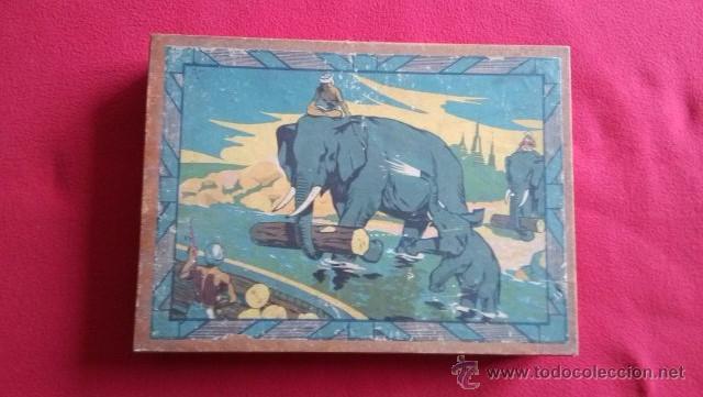 Puzzles: ANTIGUO ROMPECABEZAS EN CAJA DE MADERA - Foto 2