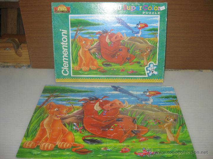 Puzzles: Lion King, Puzle de 60 piezas Supercolor. - Foto 1
