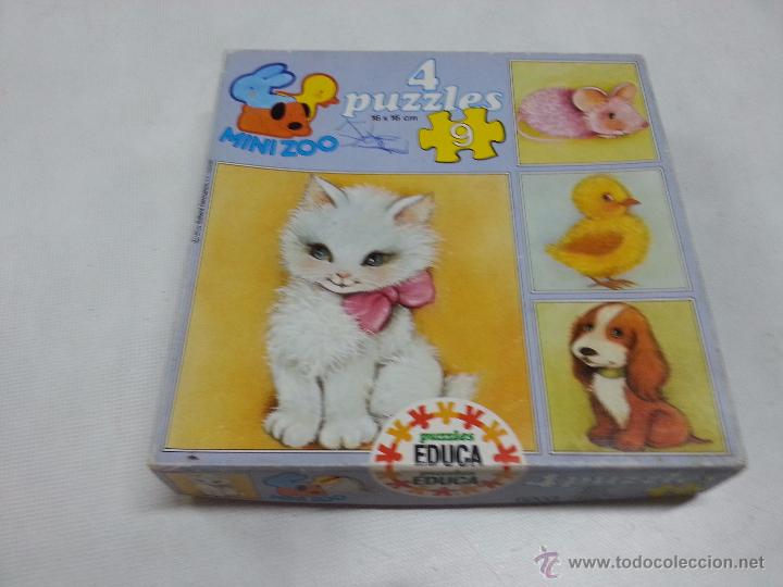 Puzzles: MINI ZOO-PUZZLES EDUCA-A&Ntilde;O 1985-2186 56-N - Foto 1