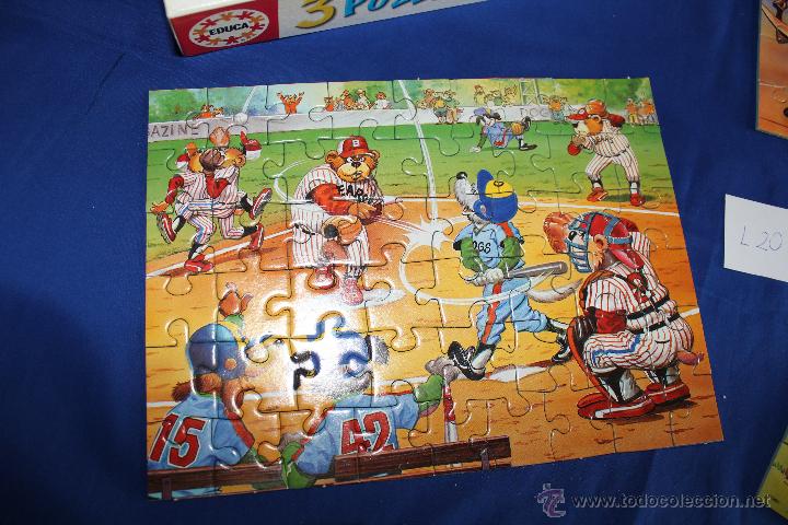 Puzzles: Caja con tres puzles de EDUCA. - Foto 4