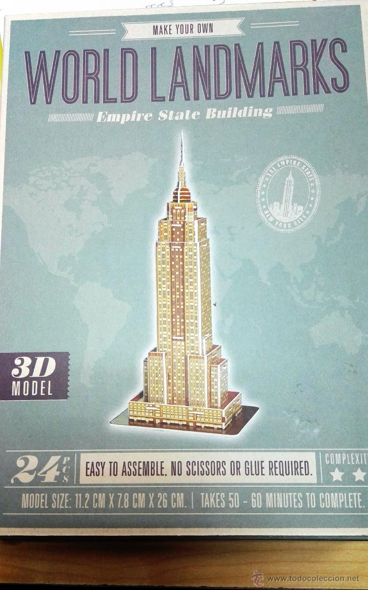 Puzzles: Empire State Building. World Landmarks Puzzle 3D - Foto 1
