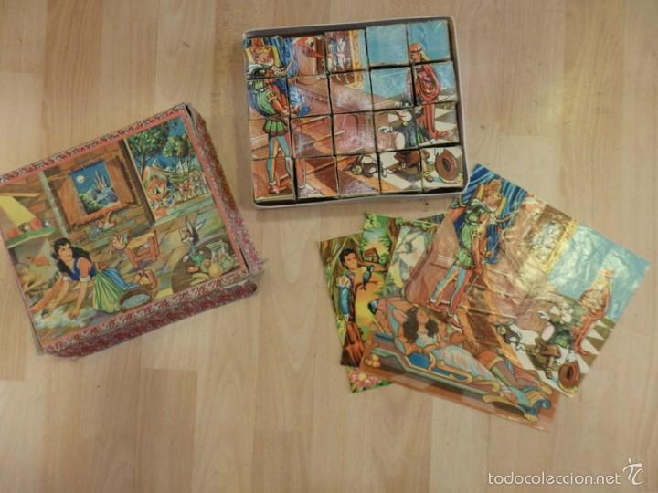 Puzzles: Antiguo puzzle de cubos, a&ntilde;os 40/50 - Foto 2