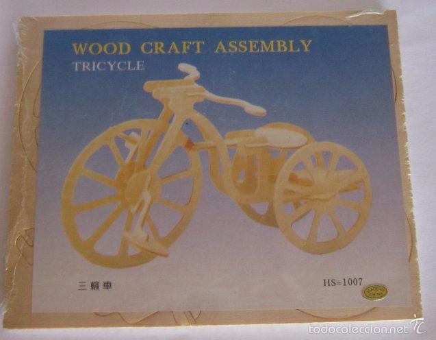 Puzzles: WOODCRAFT ASSEMBLY TRICYCLE. CC - Foto 1