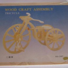 Puzzles: WOODCRAFT ASSEMBLY TRICYCLE. CC