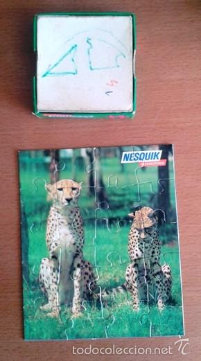 Puzzles: PUZZLE LEOPARDOS. OBSEQUIO NESQUIK. JUEGOS EDUCA. PUZLE. - Foto 2