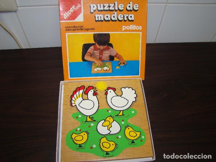 Puzzles: Antiguo puzzle de madera - POLIITOS - DIVER COLE - Foto 1
